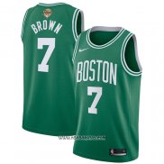 Camiseta Nino Boston Celtics Jaylen Brown #7 Icon 2024 Verde
