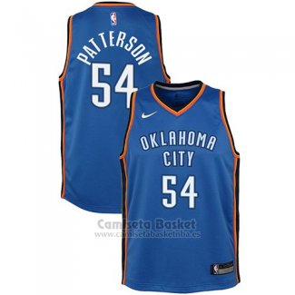 Camiseta Nino Oklahoma City Thunder Patrick Patterson Icon #54 2017-18 Azul