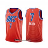 Camiseta Oklahoma City Thunder Darius Bazley #7 Statement Naranja
