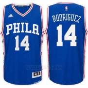 Camiseta Philadelphia 76ers Sergio Rodriguez #14 Azul