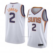 Camiseta Phoenix Suns Isaiah Canaan #2 Association 2018 Blanco2