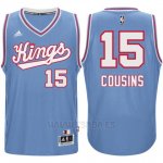 Camiseta Sacramento Kings DeMarcus Cousins #15 Retro 1985-86 Azul