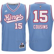 Camiseta Sacramento Kings DeMarcus Cousins #15 Retro 1985-86 Azul