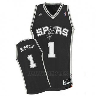 Camiseta San Antonio Spurs Tracy Mcgrady #1 Negro