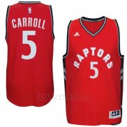 Camiseta Toronto Raptors DeMarre Carroll #5 Rojo