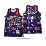Camiseta Toronto Raptors Tracy McGrady #1 Mitchell & Ness 1998-99 Violeta1