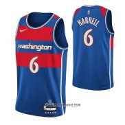 Camiseta Washington Wizards Montrezl Harrell #6 Ciudad 2021-22 Azul