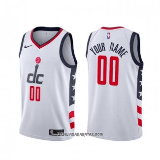 Camiseta Washington Wizards Personalizada Ciudad Blanco2