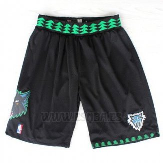 Pantalone Minnesota Timberwolves Retro Negro