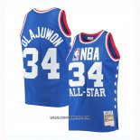 Camiseta All Star 1985 Hakeem Olajuwon #34 Azul