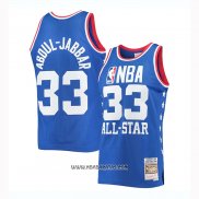 Camiseta All Star 1985 Kareem Abdul-Jabbar #33 Azul