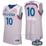 Camiseta All Star 2017 Toronto Raptors DeMar DeRoza #10 Gris