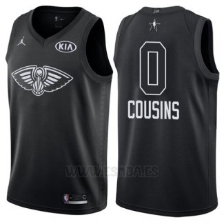 Camiseta All Star 2018 New Orleans Pelicans Demarcus Cousins #0 Negro