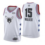 Camiseta All Star 2019 Charlotte Hornets Kemba Walker #15 Blanco