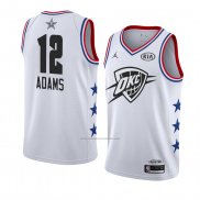 Camiseta All Star 2019 Oklahoma City Thunder Steven Adams #12 Blanco