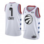 Camiseta All Star 2019 Toronto Raptors Kyle Lowry #1 Blanco