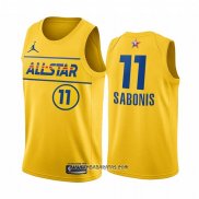 Camiseta All Star 2021 Indiana Pacers Domantas Sabonis #11 Oro