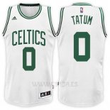 Camiseta Boston Celtics Jayson Tatum #0 Blanco