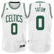 Camiseta Boston Celtics Jayson Tatum #0 Blanco