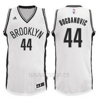 Camiseta Brooklyn Nets Bojan Bogdanovic #44 Blanco