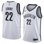 Camiseta Brooklyn Nets Caris Levert #22 Association 2017-18 Blanco