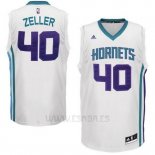 Camiseta Charlotte Hornets Cody Zeller #40 Blanco