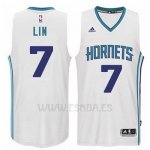 Camiseta Charlotte Hornets Jeremy Lin #7 Blanco