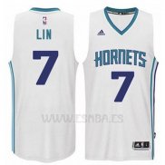 Camiseta Charlotte Hornets Jeremy Lin #7 Blanco