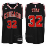 Camiseta Chicago Bulls Kris Dunn #32 Alternate 2017-18 Negro