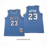 Camiseta Chicago Bulls Michael Jordan #23 Mitchell & Ness 1997-98 Azul1
