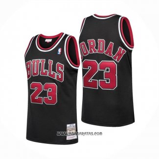 Camiseta Chicago Bulls Michael Jordan #23 Mitchell & Ness 1997-98 Negro