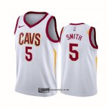 Camiseta Cleveland Cavaliers Cavaliers Dennis Smith #5 Association 2017-18 Blanco