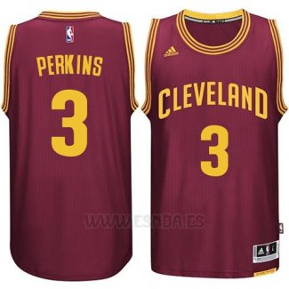 Camiseta Cleveland Cavaliers Kendrick Perkins #3 2015 Rojo