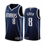 Camiseta Dallas Mavericks Josh Green #8 Statement 2022-23 Azul