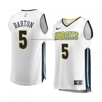 Camiseta Denver Nuggets Will Barton #5 Association 2017-18 Blanco