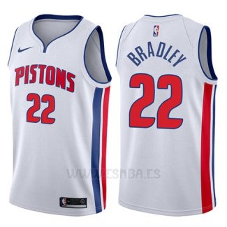 Camiseta Detroit Pistons Avery Bradley #22 Association 2017-18 Blanco