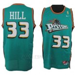 Camiseta Detroit Pistons Grant Hill #33 Retro Verde