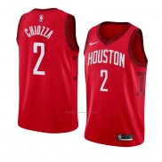 Camiseta Houston Rockets Chris Chiozza #2 Earned 2018-19 Rojo