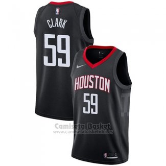 Camiseta Houston Rockets Gary Clark Statement #59 2017-18 Negro