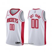 Camiseta Houston Rockets Personalizada Association Blanco