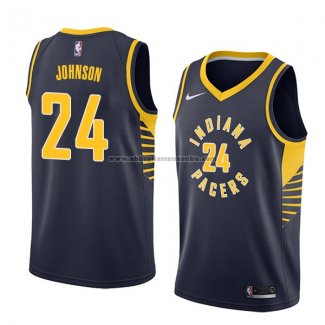 Camiseta Indiana Pacers Alize Johnson-19 #24 Icon 2018 Azul