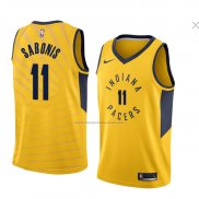 Camiseta Indiana Pacers Domantas Sabonis #11 Statement 2018 Amarillo