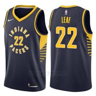 Camiseta Indiana Pacers T.j. Leaf #22 Association 2017-18 Blanco