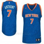 Camiseta Leopard Light Loco New York Knicks Carmelo Anthony #7 Azul