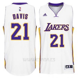 Camiseta Los Angeles Lakers Ed Davis #21 Blanco