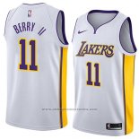 Camiseta Los Angeles Lakers Joel Berry Ii #11 Association 2018 Blanco