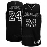 Camiseta Los Angeles Lakers Kobe Bryant #24 Negro