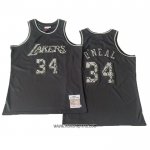 Camiseta Los Angeles Lakers Kobe Bryant #34 Swingman Mitchell & Ness 1996-97 Negro