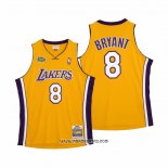 Camiseta Los Angeles Lakers Kobe Bryant #8 Icon 1999-00 Finals Bound Amarillo