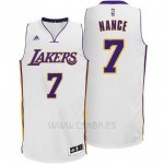Camiseta Los Angeles Lakers Larry Nance Jr. #7 Blanco